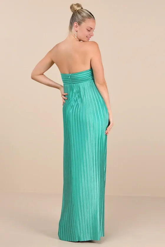 Vestido Weitese vintage de satén negro con escote en forma de corazón, sin tirantes, largo, de noche, corte A, sin mangas, para fiesta.